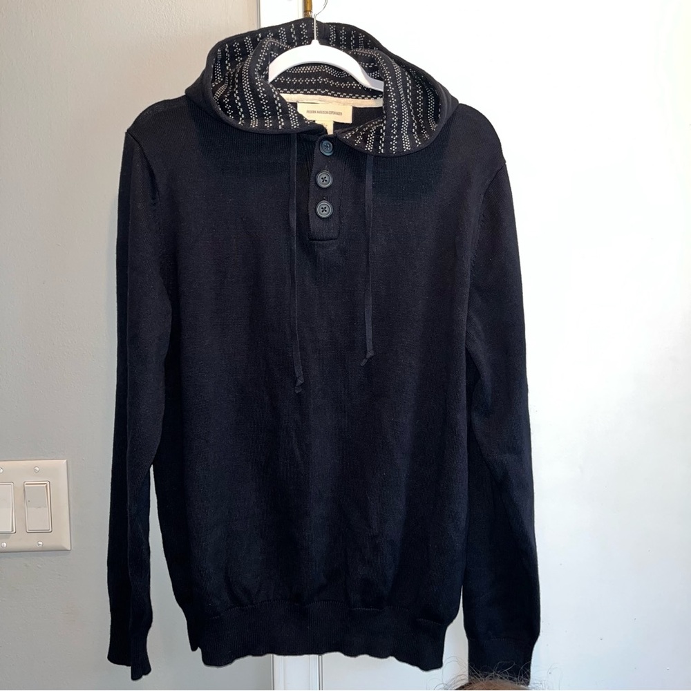 Frederik Anderson Copenhagen Hooded Cotton Knit Sweater